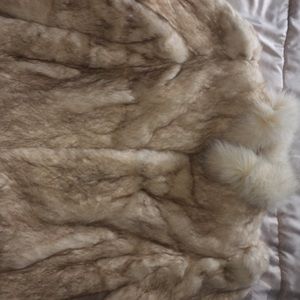 Beautiful Rabbit Fur Coat